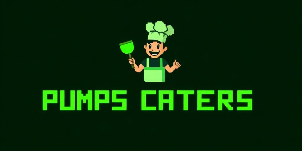 Pumps Caters pixel art banner